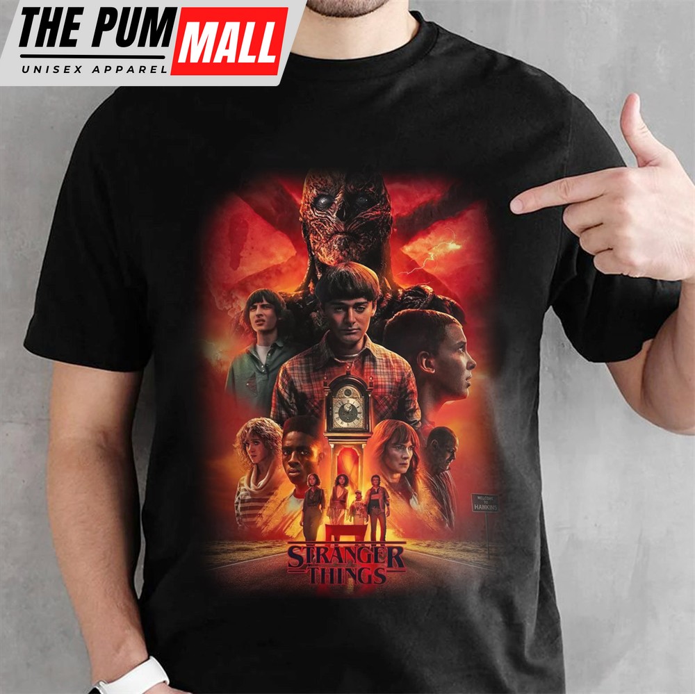 Hawkins Will Fall Stranger Things 5 2025 Unisex T Shirt