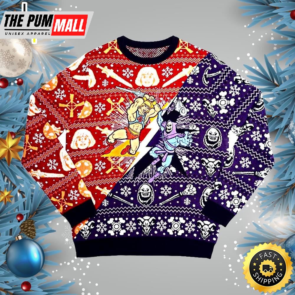 He-Man Vs. Skeletor Ugly Christmas Sweater