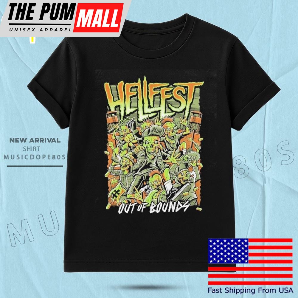 Hellfest 2025 Warzone Zombie T Shirt