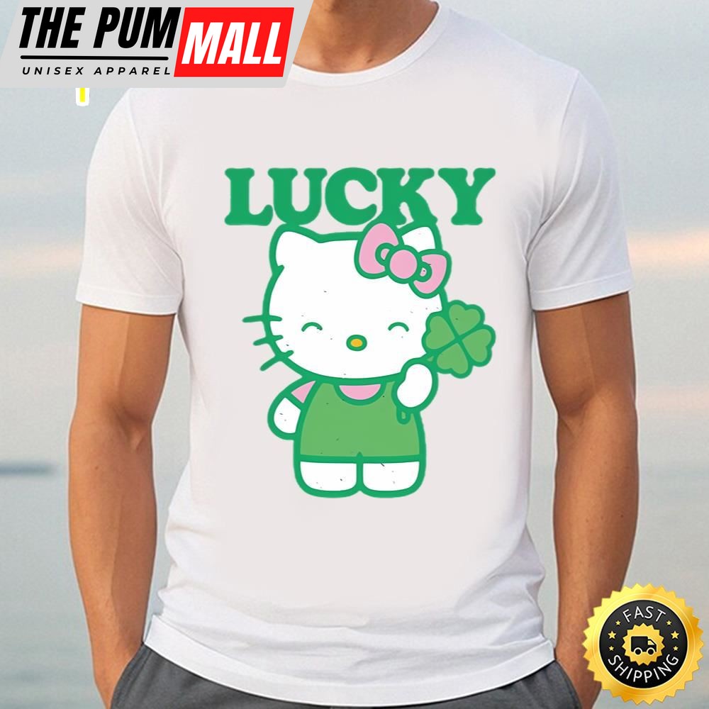 Hello Kitty Green Saint St. Patricks Lucky Shirt