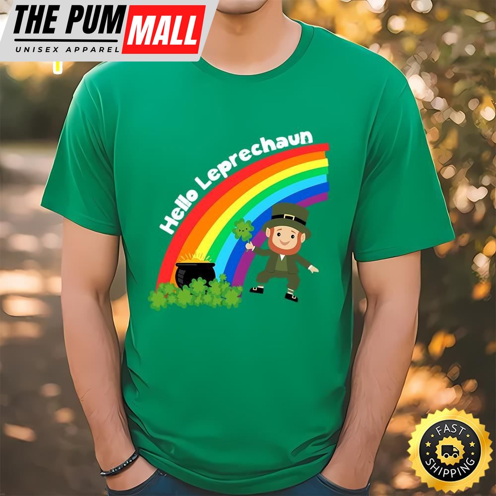 Hello Leprechaun St Patricks Day T-Shirt