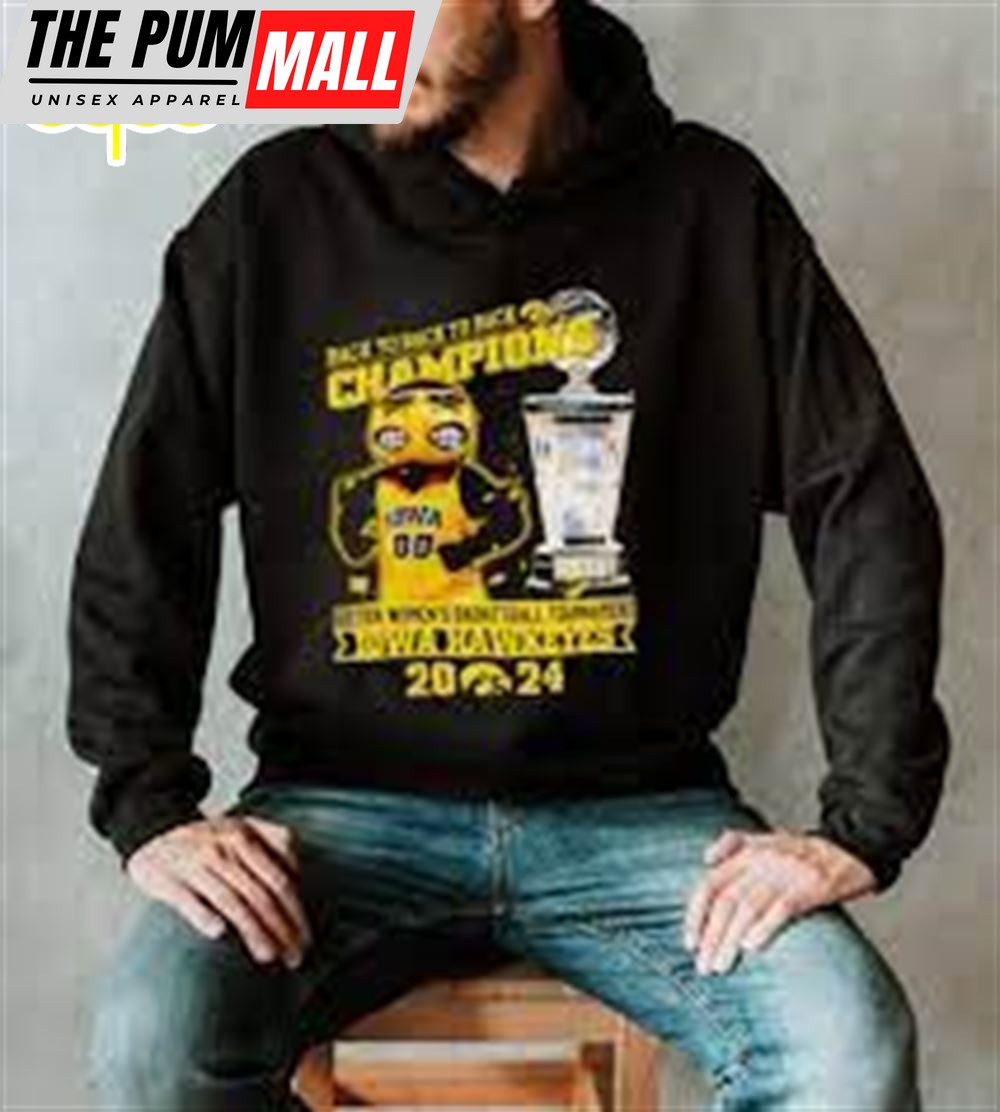 Herky The Hawk Mascot Iowa Hawkeyes Back To Back To Back Champions 2025 Shirt