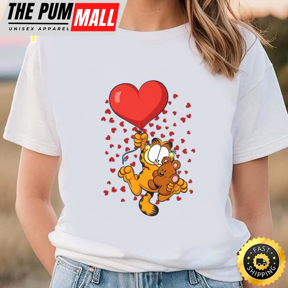 High On Love Garfield ValentineT-shirt