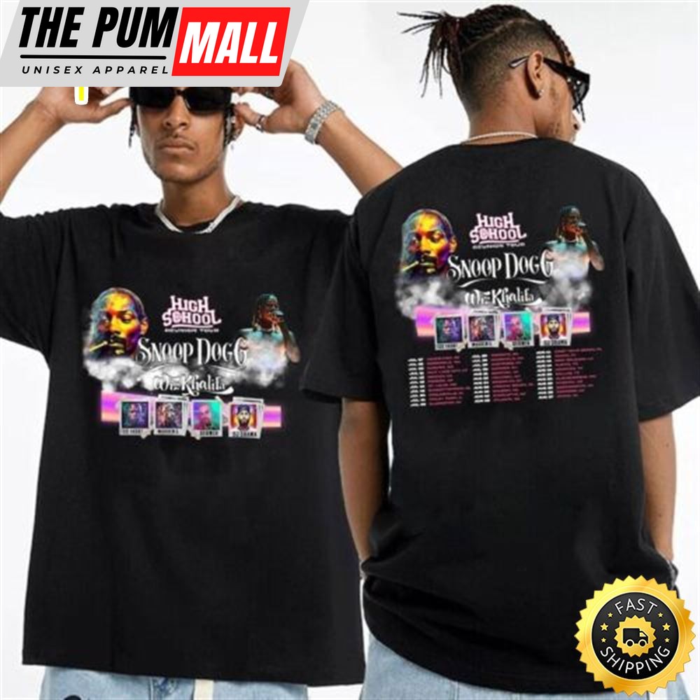 High School Reunion 2023 Snoop Dogg Wiz Khalifa Tour Shirt