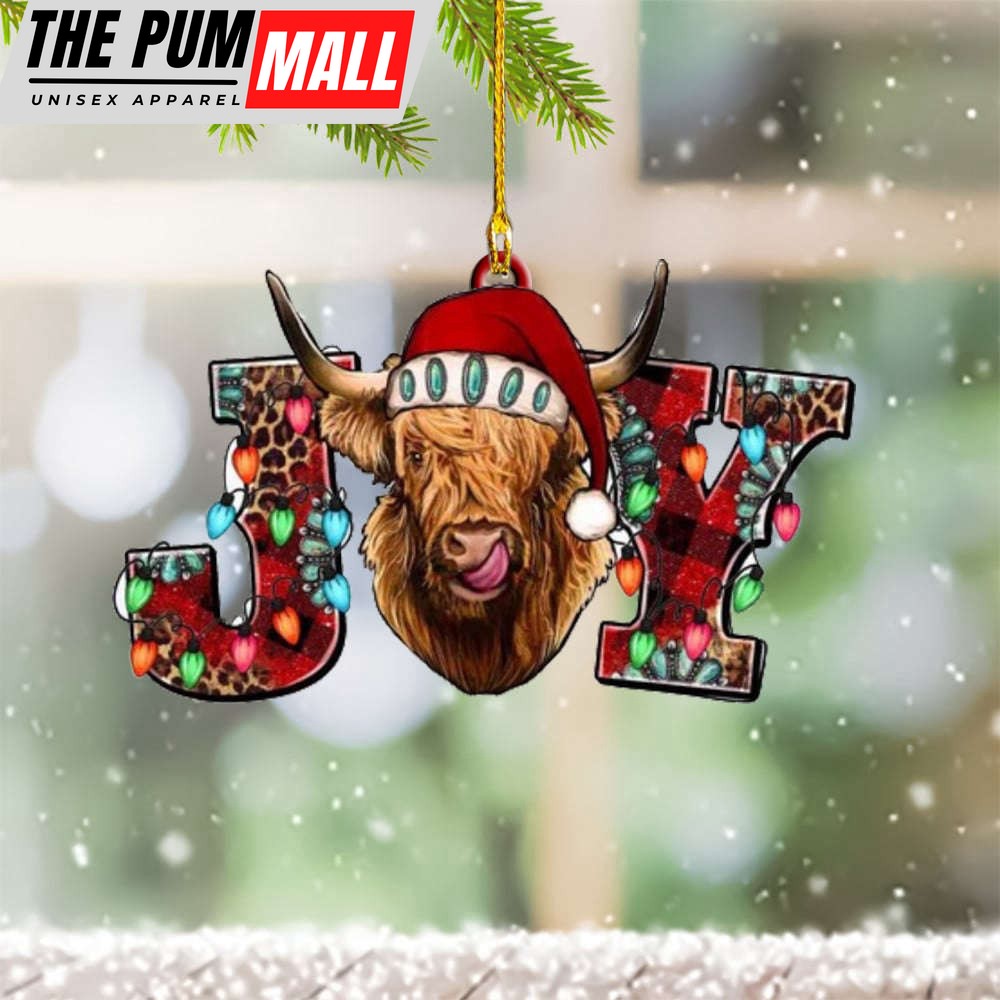 Highland Cow Christmas Ornament Highland Cow Ornament Xmas Tree Decorations Limited Edition
