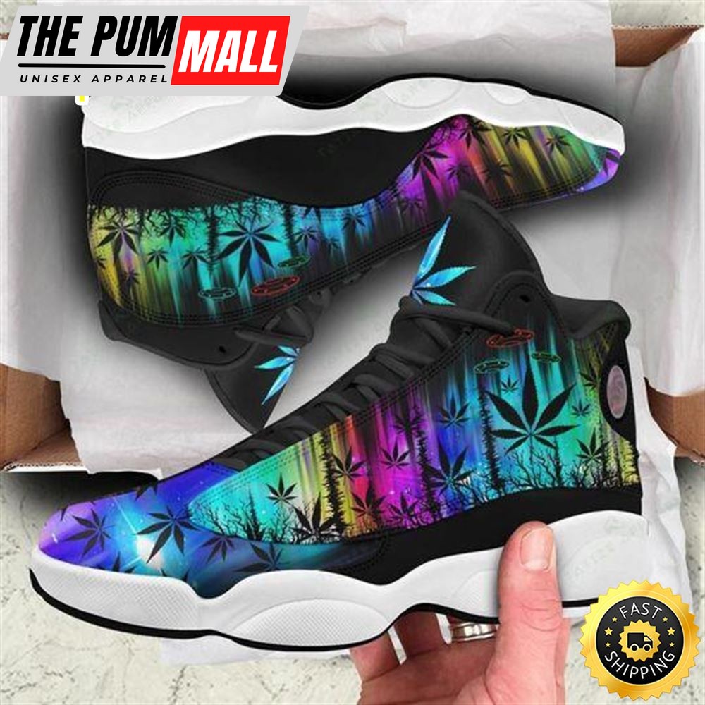 Hippie All Over Printed Air Jd 13 Sneakers