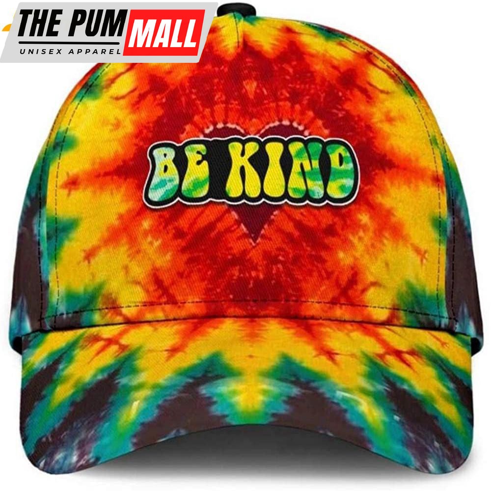 Hippie Be Kind Tye Dye Classic Baseball Cap