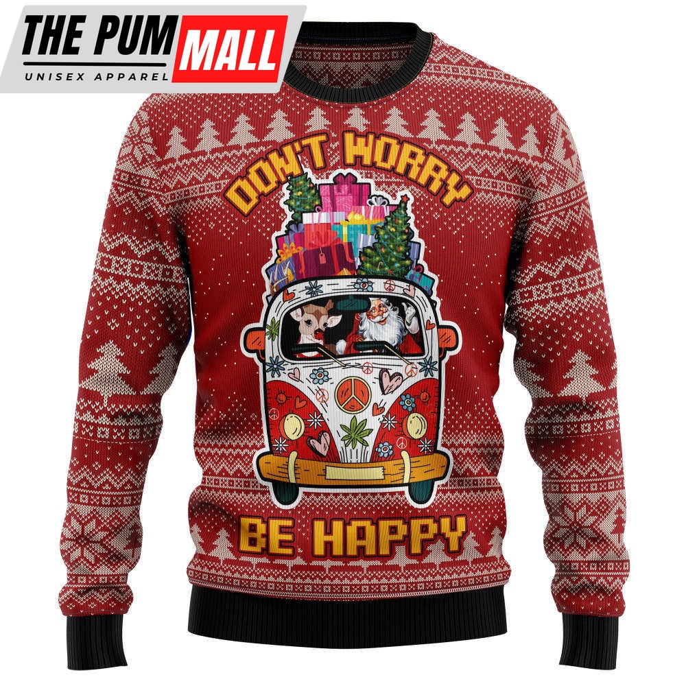 Hippie Car HT100507 Ugly Christmas Sweater – Noel Malalan Signature