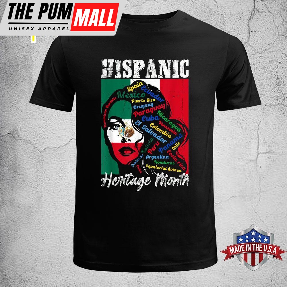 Hispanic Heritage Month Mexican Women Mexico T-Shirt