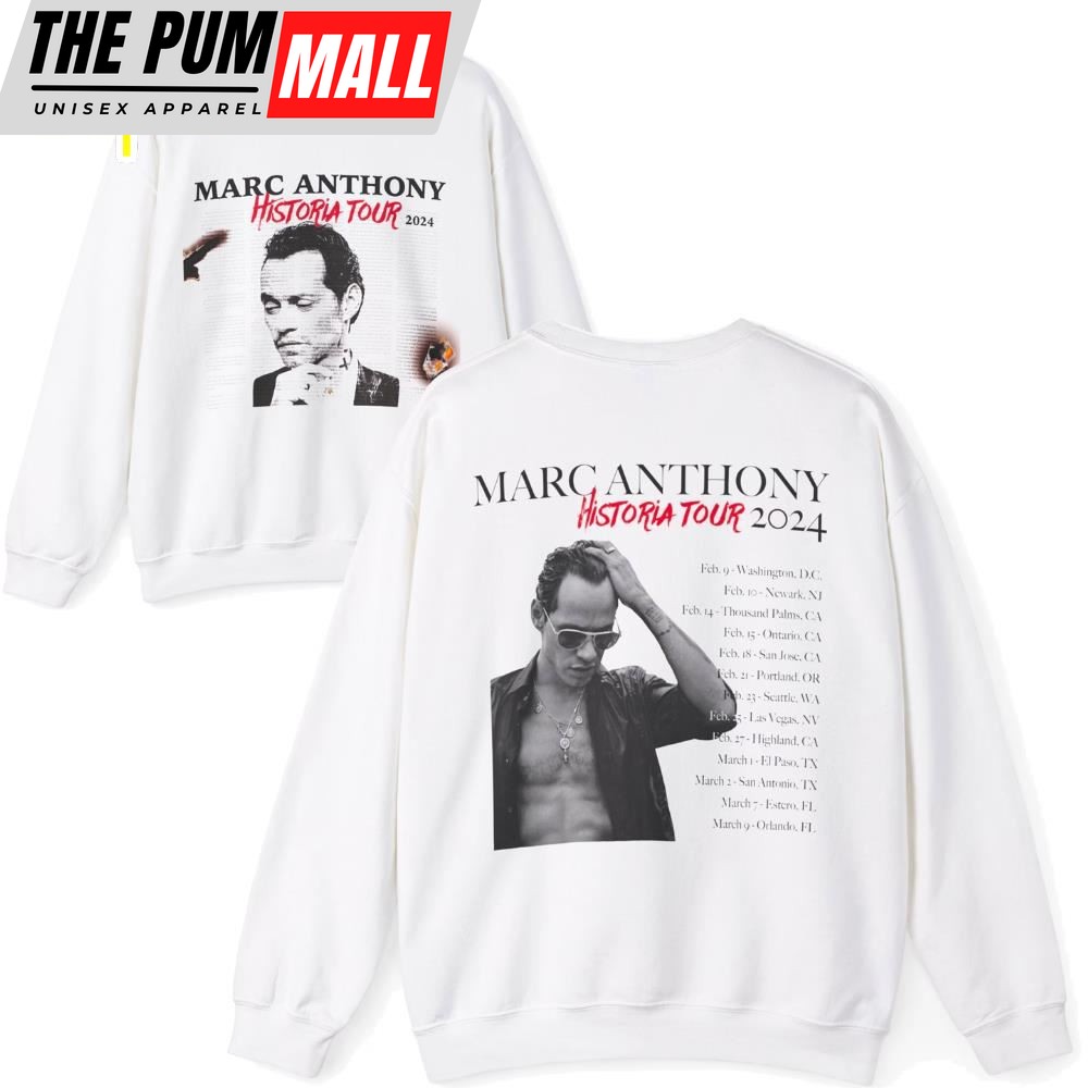 Historia 2024 Tour Marc Anthony Unisex Shirt