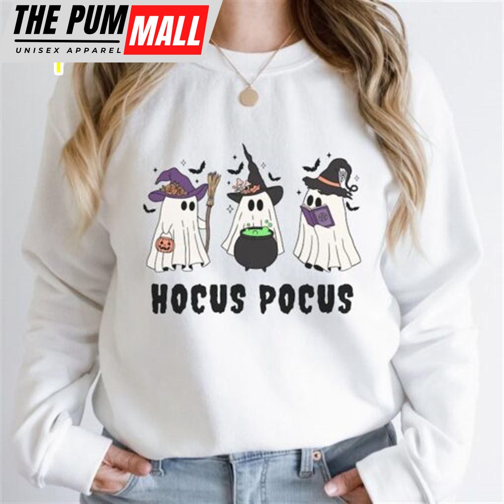 Hocus Pocus Sweatshirt, Witch Ghosts Shirt, Ghost Halloween Shirt