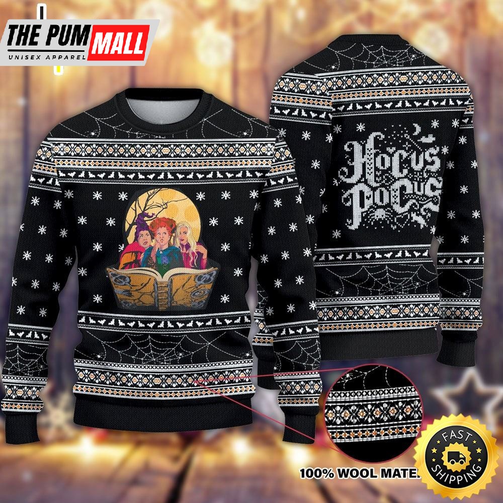 Hocus Pocus Ugly Christmas Sweater