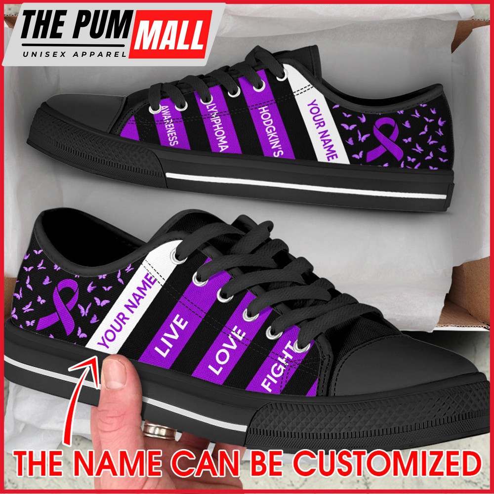 hodgkins-lymphoma-shoes-plaid-low-top-canvas-shoes-personalized-custom-best-7dk9exrh Hodgkin’s Lymphoma Shoes Plaid Low Top Canvas Shoes – Personalized Custom – Best Gift For Men And Women
