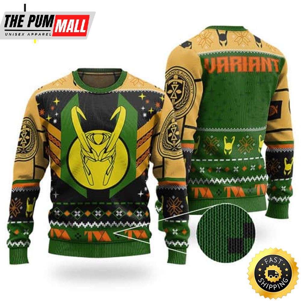 Holiday Variant Loki Ugly Xmas Sweatshirt