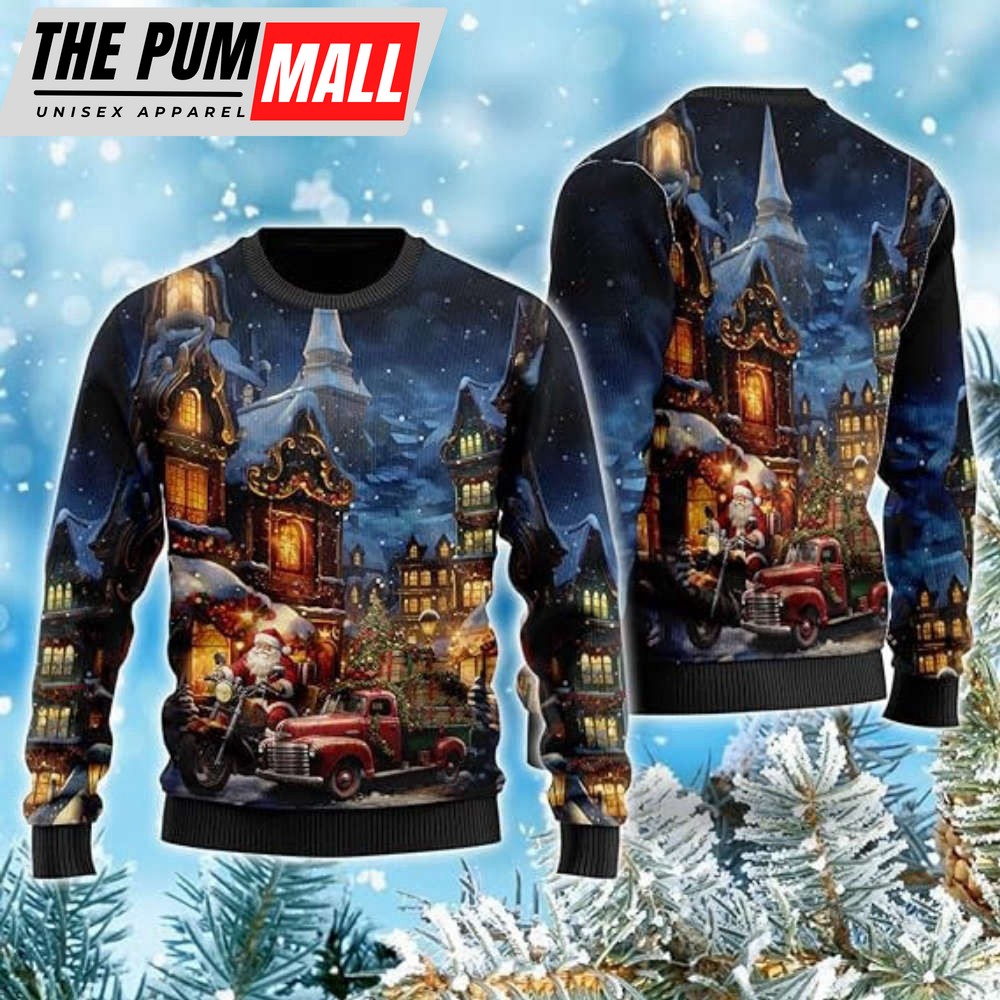 Holy Ugly Christmas Sweater For Women, Santa Mens Crew Neck Sweatshirt For Christmas