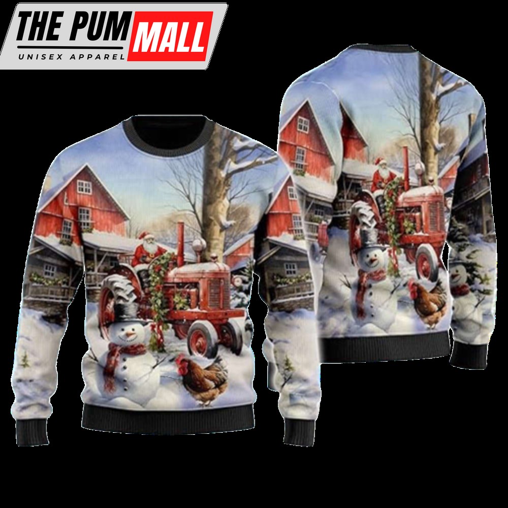Holy Ugly Christmas Sweater, Santa Mens Sweater Crew Neck Sweatshirt For Family