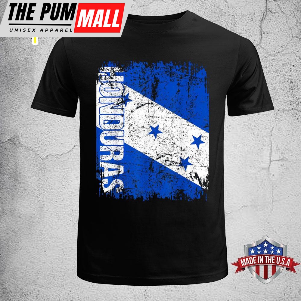 Honduras Flag Vintage Distressed Honduras T-Shirt