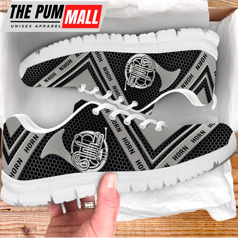Horn Geometric Texture Shoes Music Sneaker Walking Running Shoes – Best Gift For Men And Women
