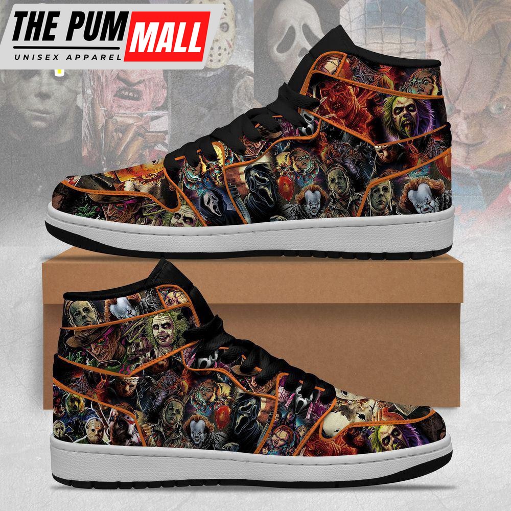 Horror Characters Air Jd 1 Sneakers
