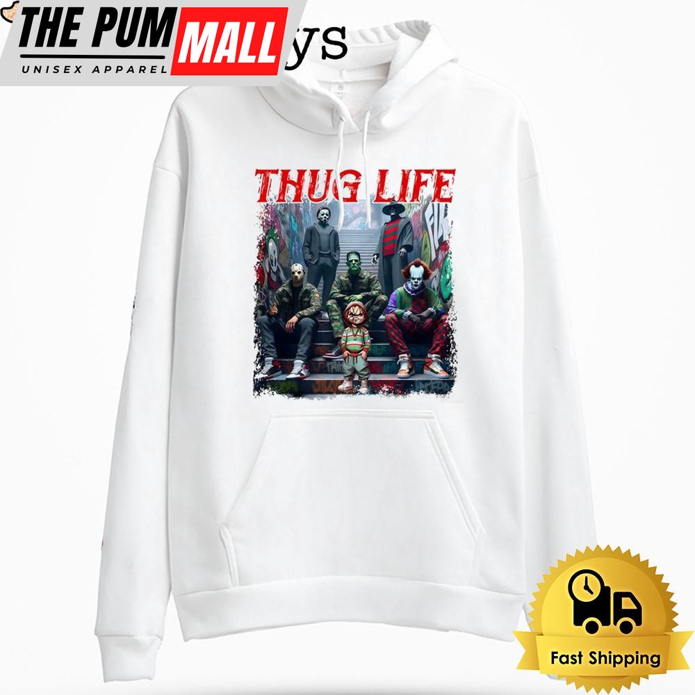 Horror Movie Thug Life Hoodie