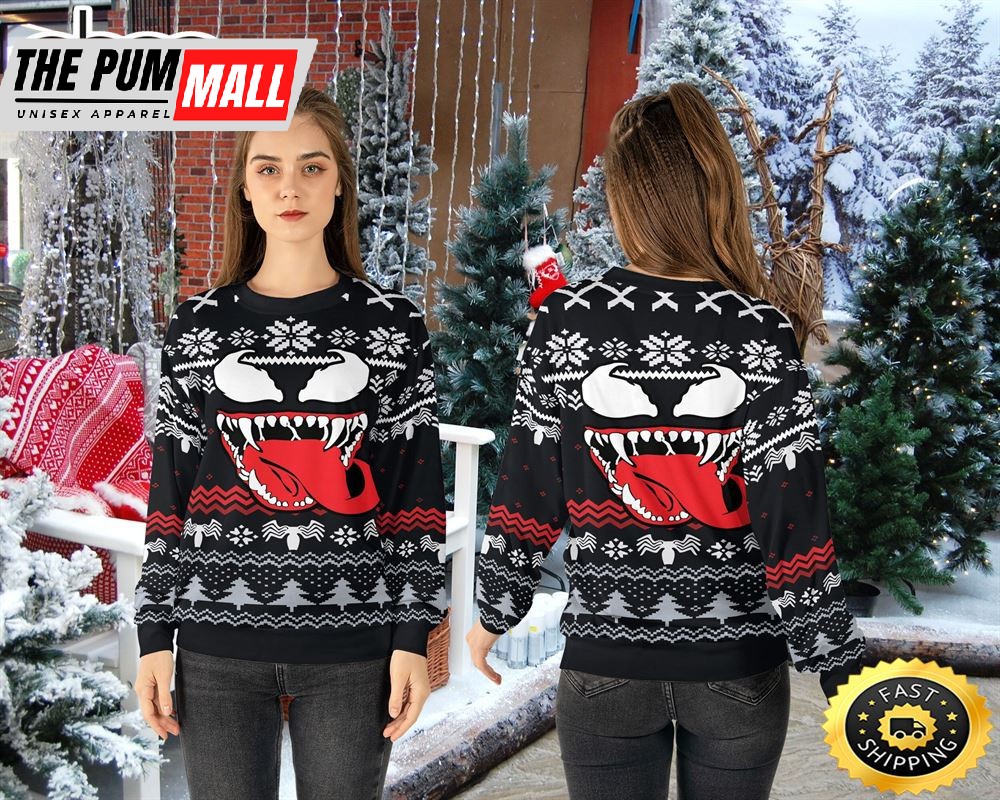 Horror Venooom Ugly Christmas Sweater