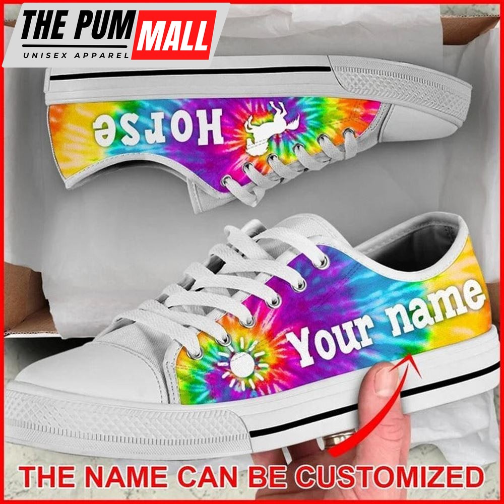 horse-bekind-tie-dye-personalized-canvas-low-top-shoes-low-top-shoes-mens-wom-3c8f6dw7 Horse Bekind Tie Dye Personalized Canvas Low Top Shoes – Low Top Shoes Mens, Women