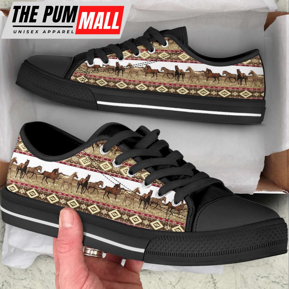 horse-fabric-patterns-low-top-shoes-canvas-print-lowtop-casual-shoes-34kjze6h Horse Fabric Patterns Low Top Shoes Canvas Print Lowtop Casual Shoes