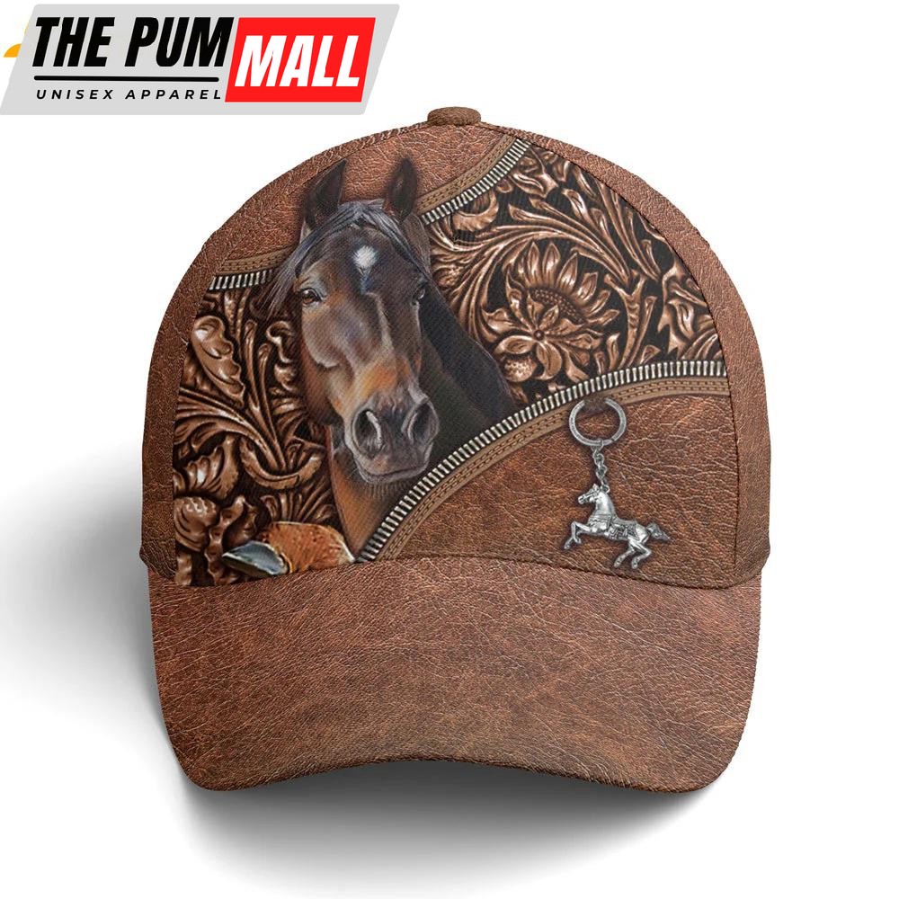 Horse Leather Style Classic Baseball Cap