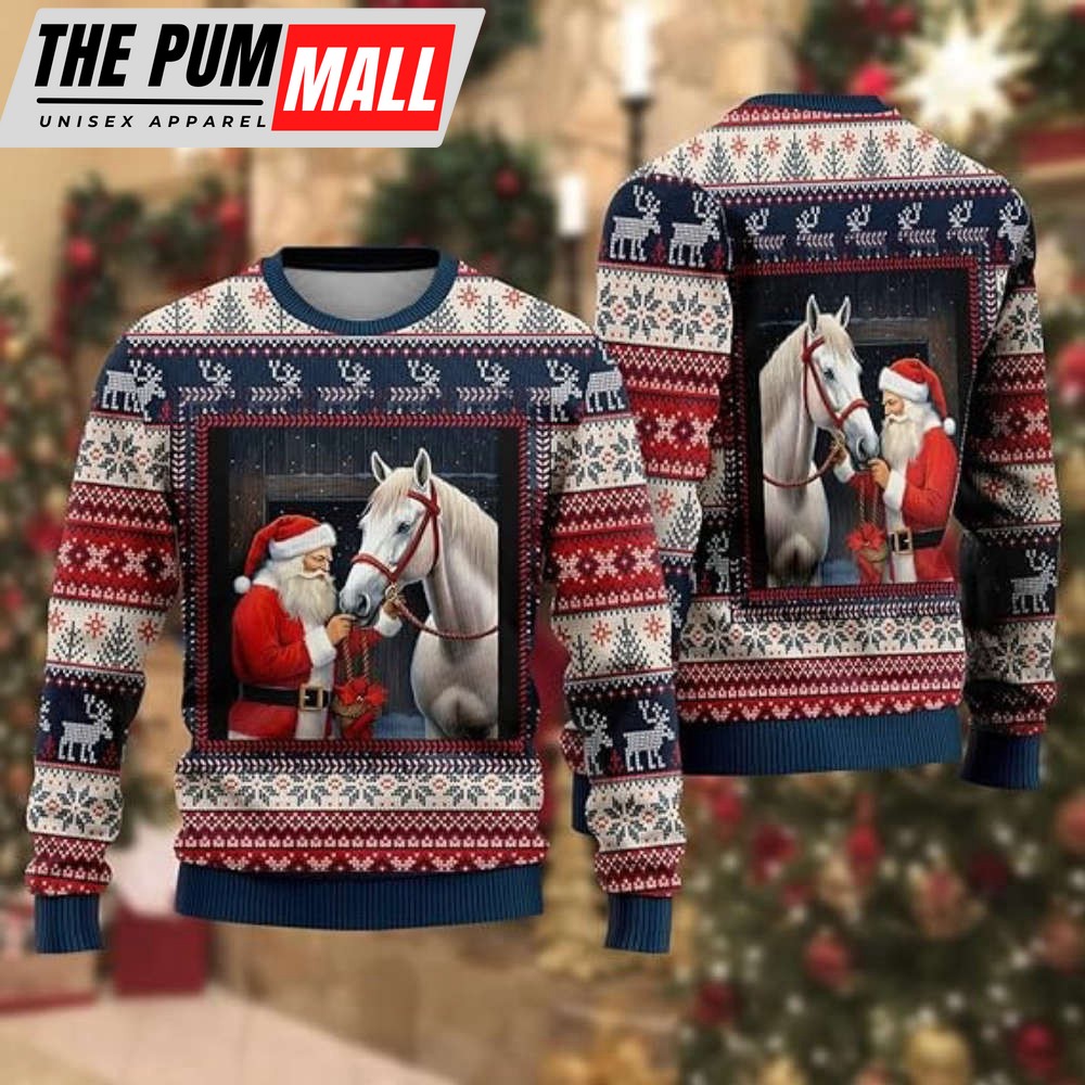 Horse Lovers Men’s Ugly Christmas, Ugly Christmas Sweater, For Christmas Gifts