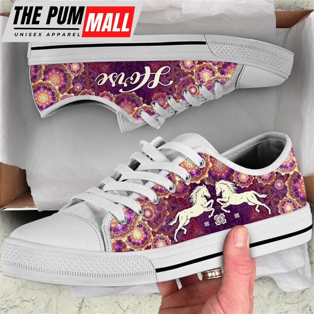 horse-mandala-royal-pattern-canvas-low-top-shoes-low-top-shoes-mens-women-erctfc74 Horse Mandala Royal Pattern Canvas Low Top Shoes – Low Top Shoes Mens, Women