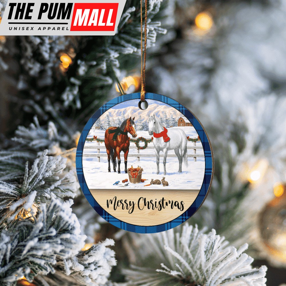 Horse Merry Christmas Ornament Decorations Horse Ornament For Christmas Tree Gift Limited Edition