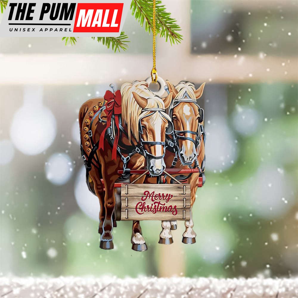 Horse Ornament Horse Ornaments For Christmas Tree Farmhouse Decoration Limited Edition
