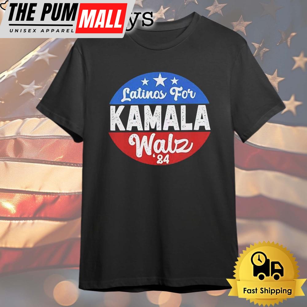 Hot Latinos For Harris Walz 2024 Kamala America Election T Shirt