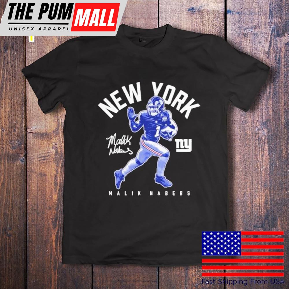 Hot Malik Nabers New York Giants Stiff Arm 2025 T-Shirt