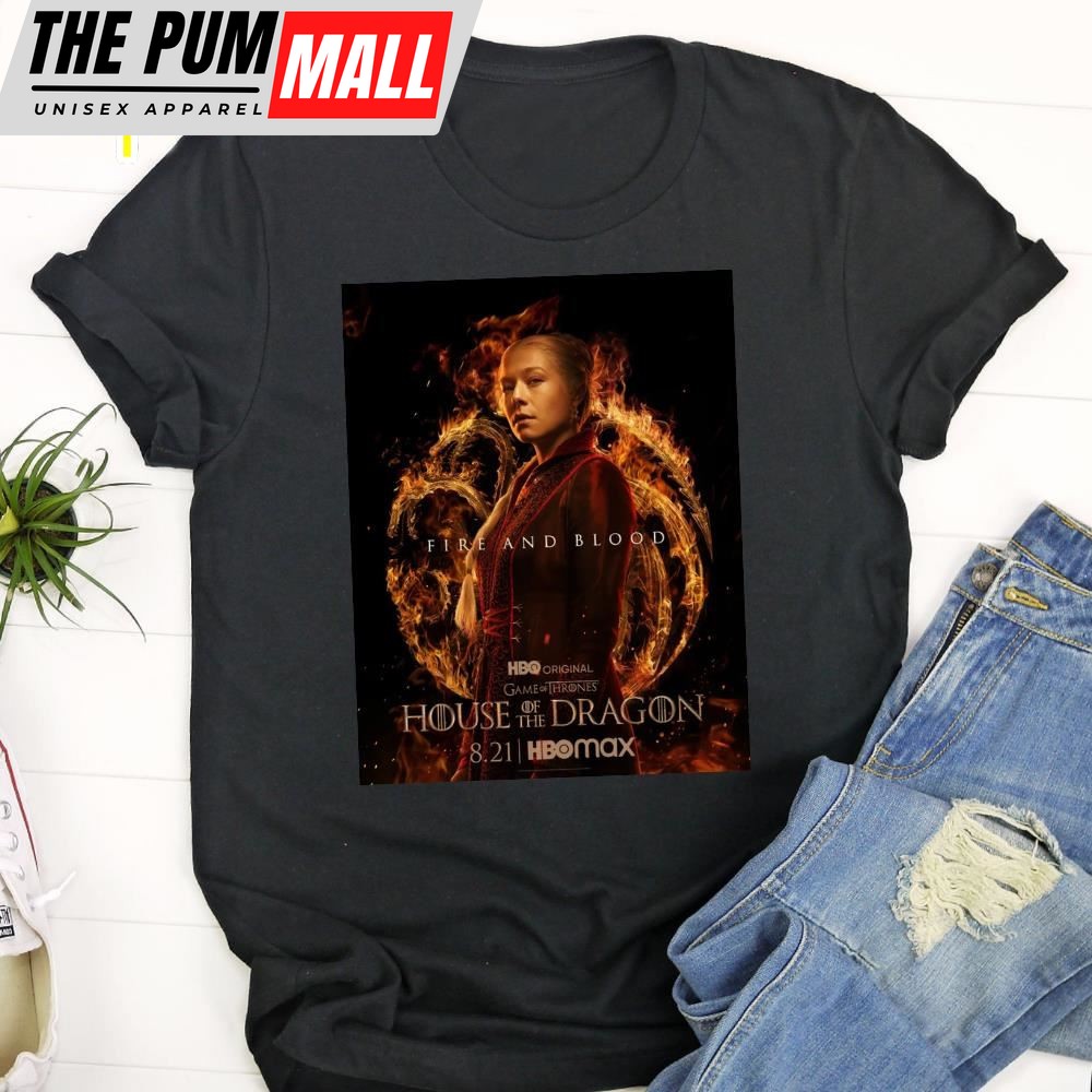 House Of The Dragon Character Posters Tshirt