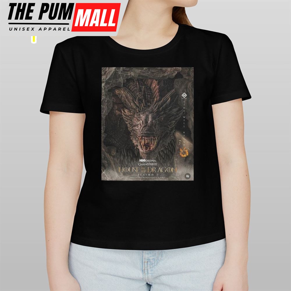 House Of The Dragon Season 2 Game Of Thrones Hbo Original T-Shirt