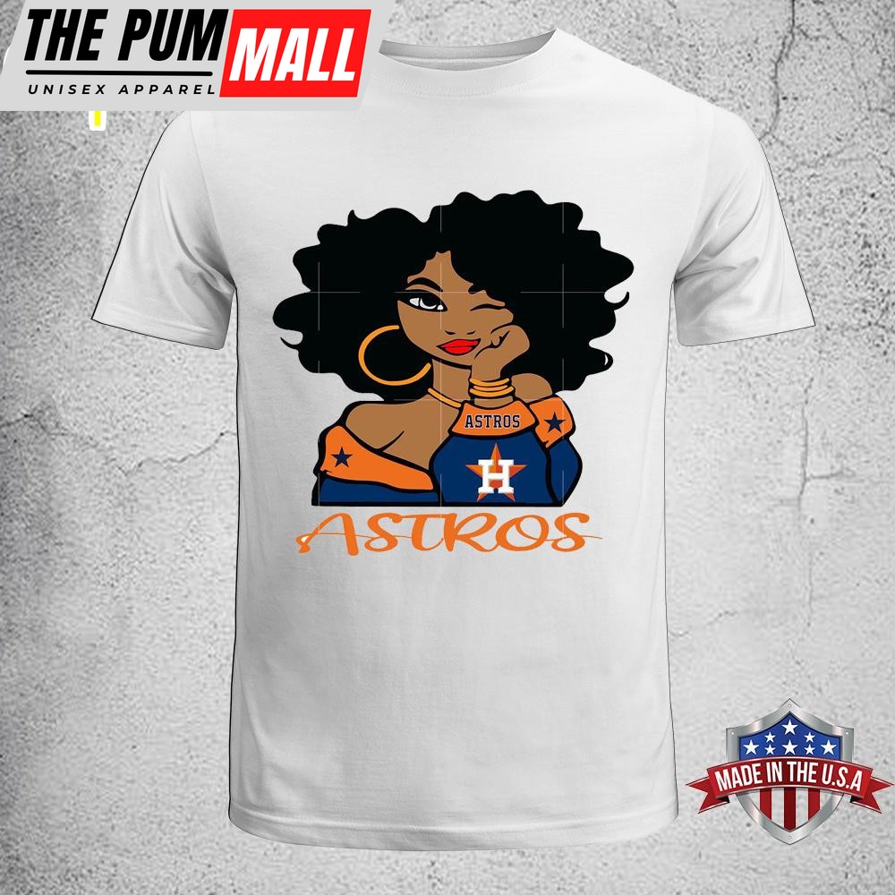 Houston Astros Girl Baseball Unisex T-Shirt