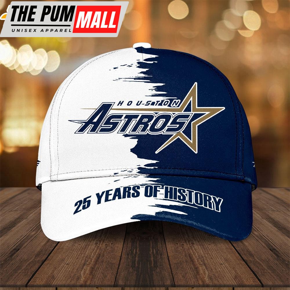 Houston Astros MLB 25 Years Of History Baseball Caps