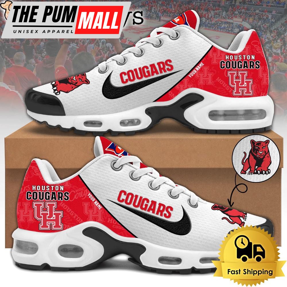 Houston Cougars Football Mascot Symbol Custom Air Max Plus Shoes