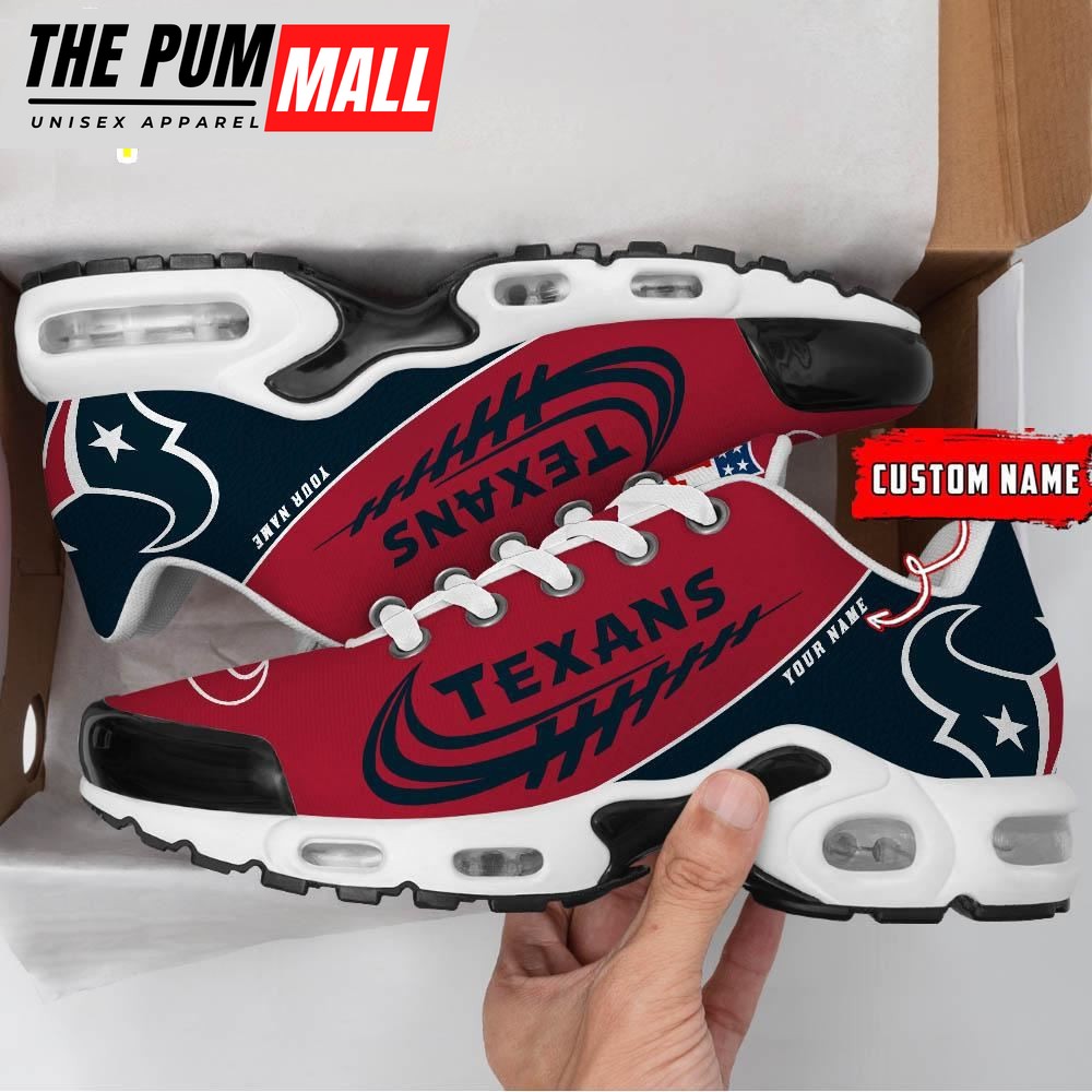 Houston Texans Football Custom NFL Sport Max Plus Shoes