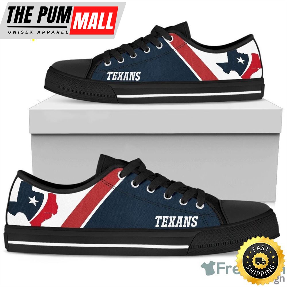 Houston Texans NFL Low Top Canvas Shoes For Men And Women