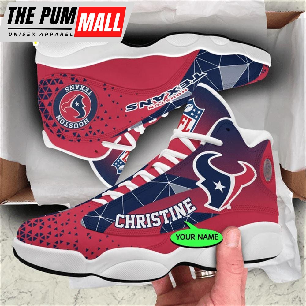 Houston Texans NFL Personalized Jordan 13 Shoes Gift For Fans Sport