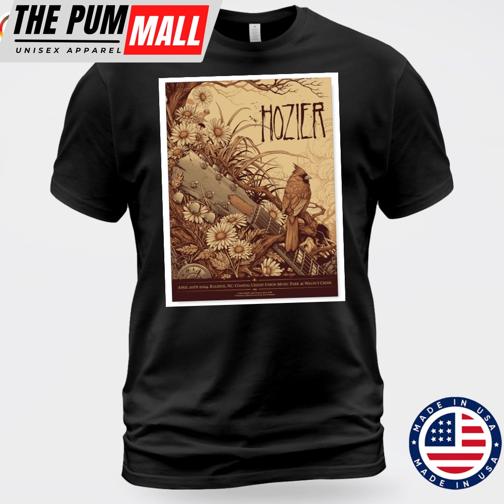 Hozier Raleigh April 20, 2025 Unisex T-shirt