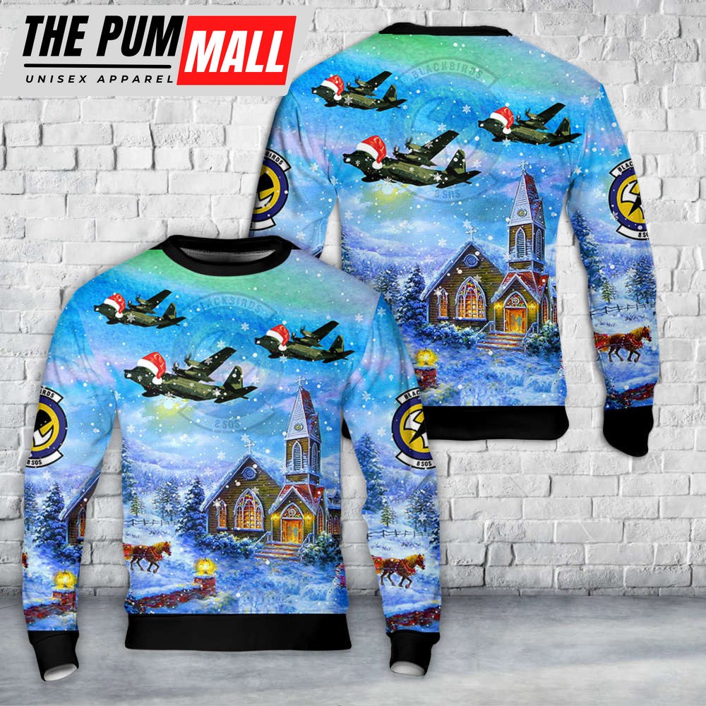 Hurlburt Field FL US Air Force MC-130E Combat Talon II Christmas Sweater