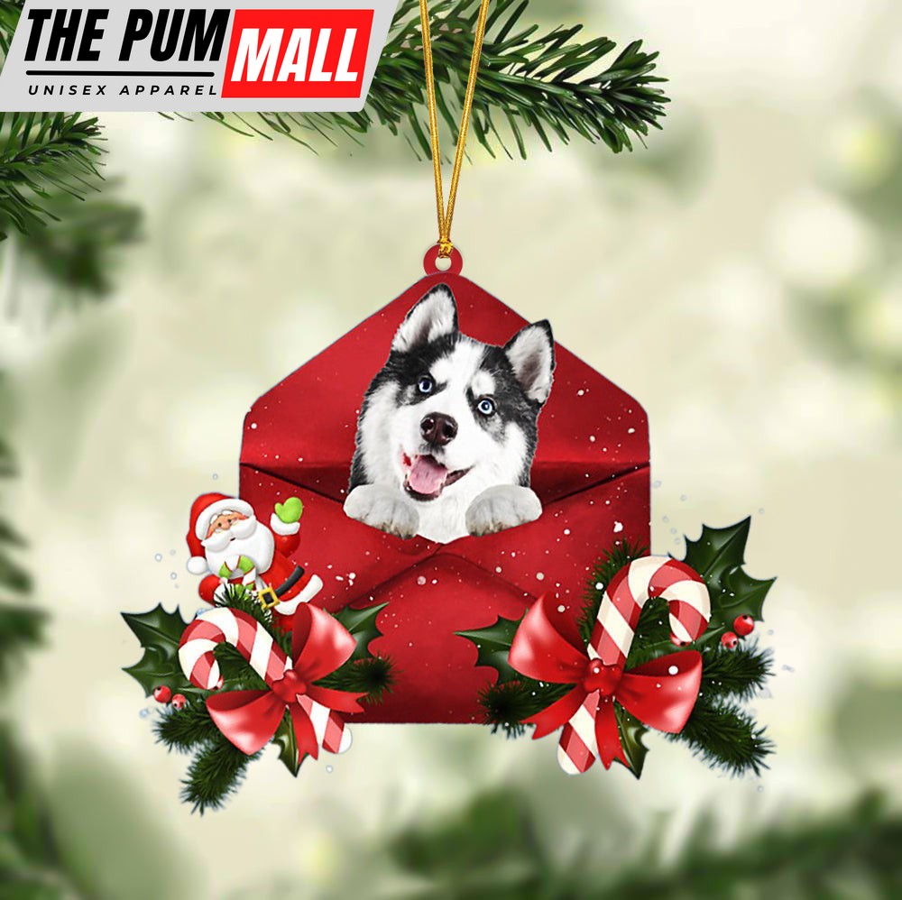 Husky Christmas Letter Ornament – Car Ornament – Gifts For Pet Owners Limited Edition