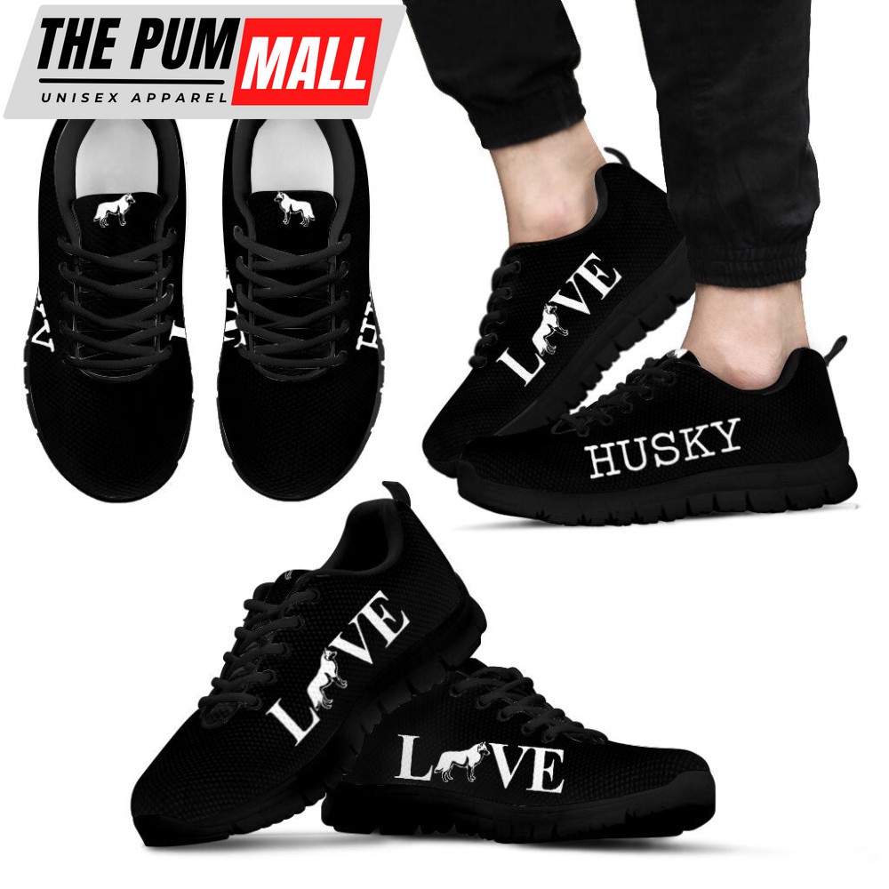 husky-dog-lover-shoes-love-black-sneakers-walking-running-lightweight-casual-sho-3virgrkr Husky Dog Lover Shoes Love Black Sneakers Walking Running Lightweight Casual Shoes For Pet Lover