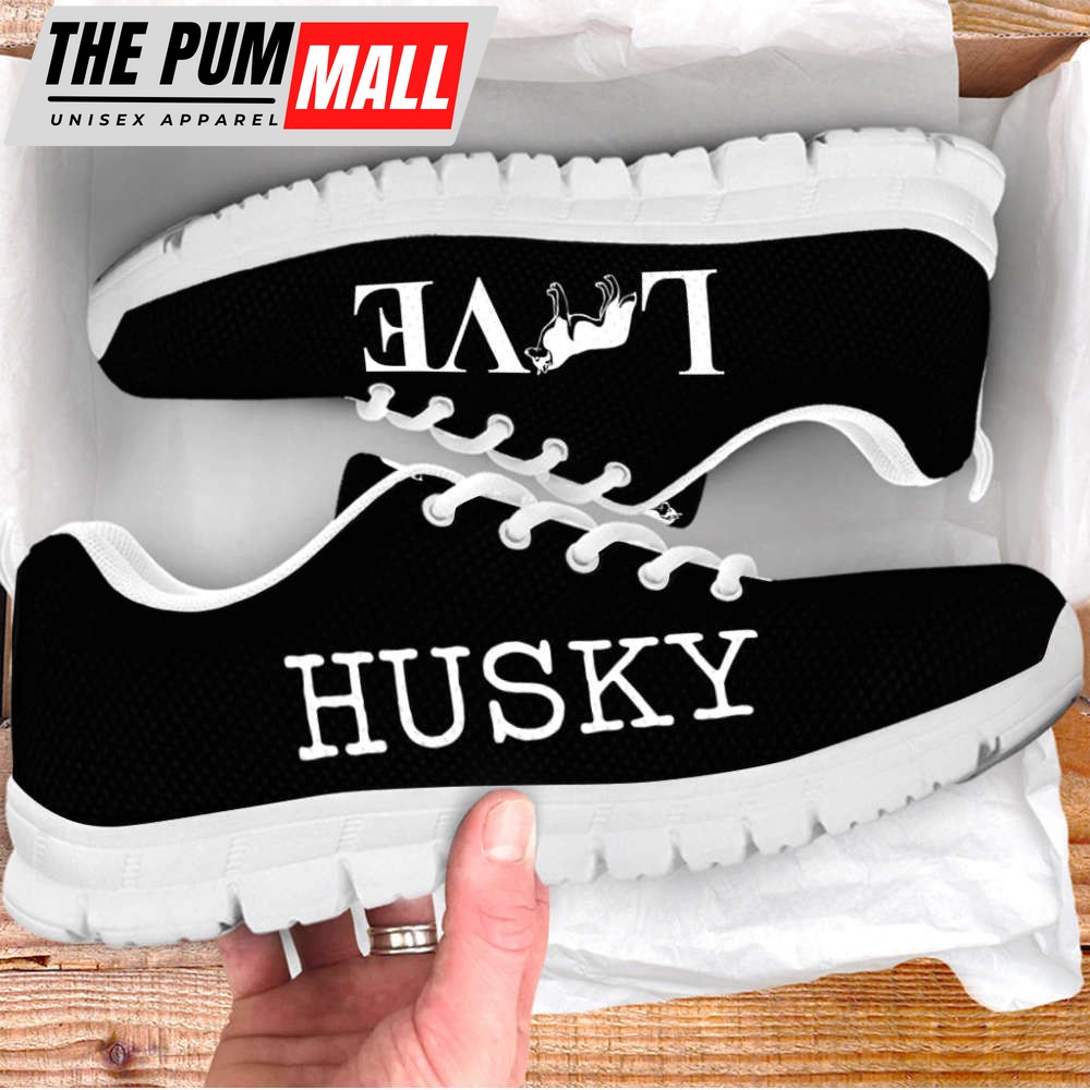 husky-dog-lover-shoes-love-black-sneakers-walking-running-lightweight-casual-sho-3virgrkr Husky Dog Lover Shoes Love Black Sneakers Walking Running Lightweight Casual Shoes For Pet Lover