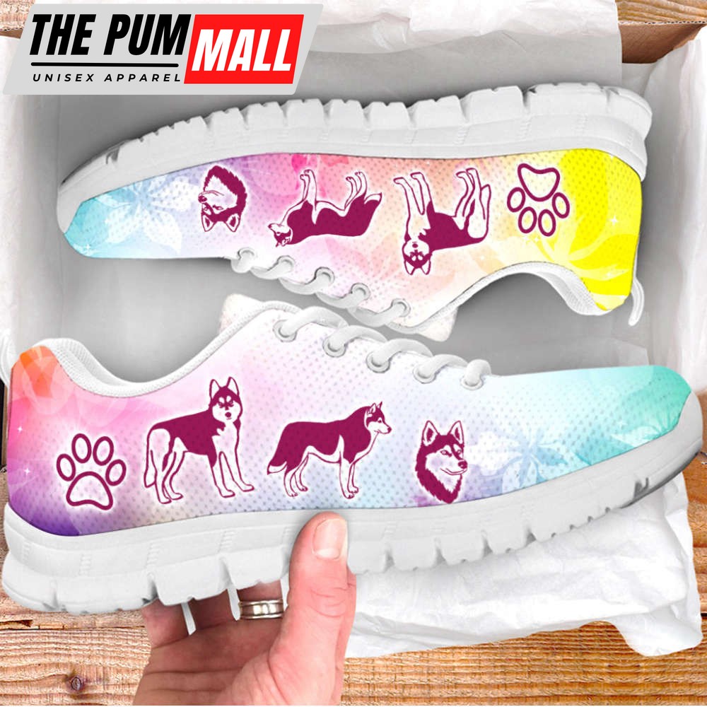 husky-dog-lover-shoes-rainbow-flower-sneakers-walking-running-lightweight-casual-rblkx7fl Husky Dog Lover Shoes Rainbow Flower Sneakers Walking Running Lightweight Casual Shoes For Pet Lover