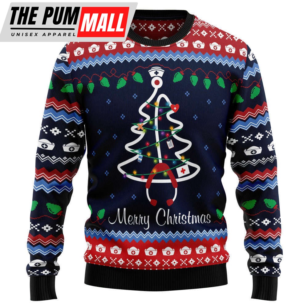 HZ102108 Merry Christmas Nurse Ugly Christmas Sweater – Noel Malalan