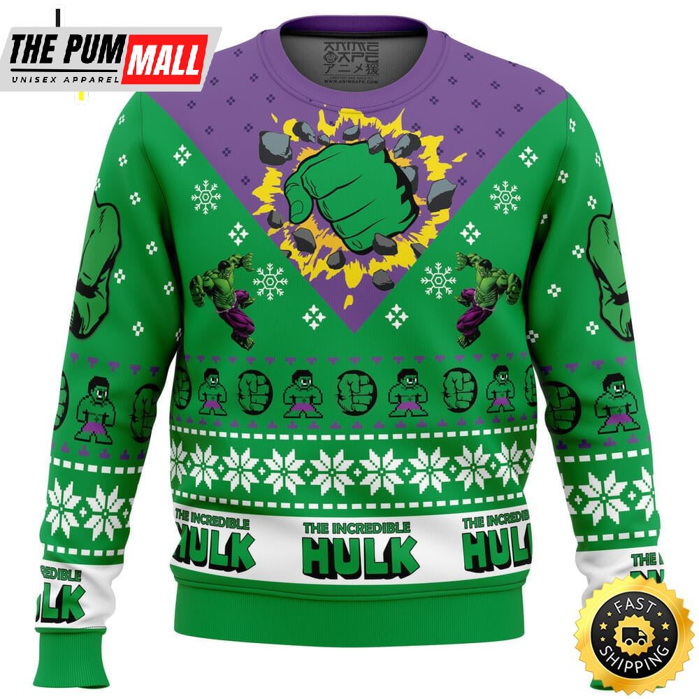 I Am Always Angry The Incredible Hulk Marvel Christmas Marvel Christmas Sweater